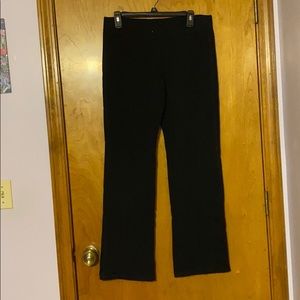 medium black fleece-lined sweatpants